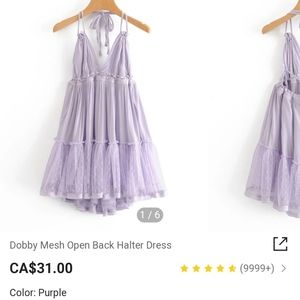 SHEIN Dobby Mesh Dress